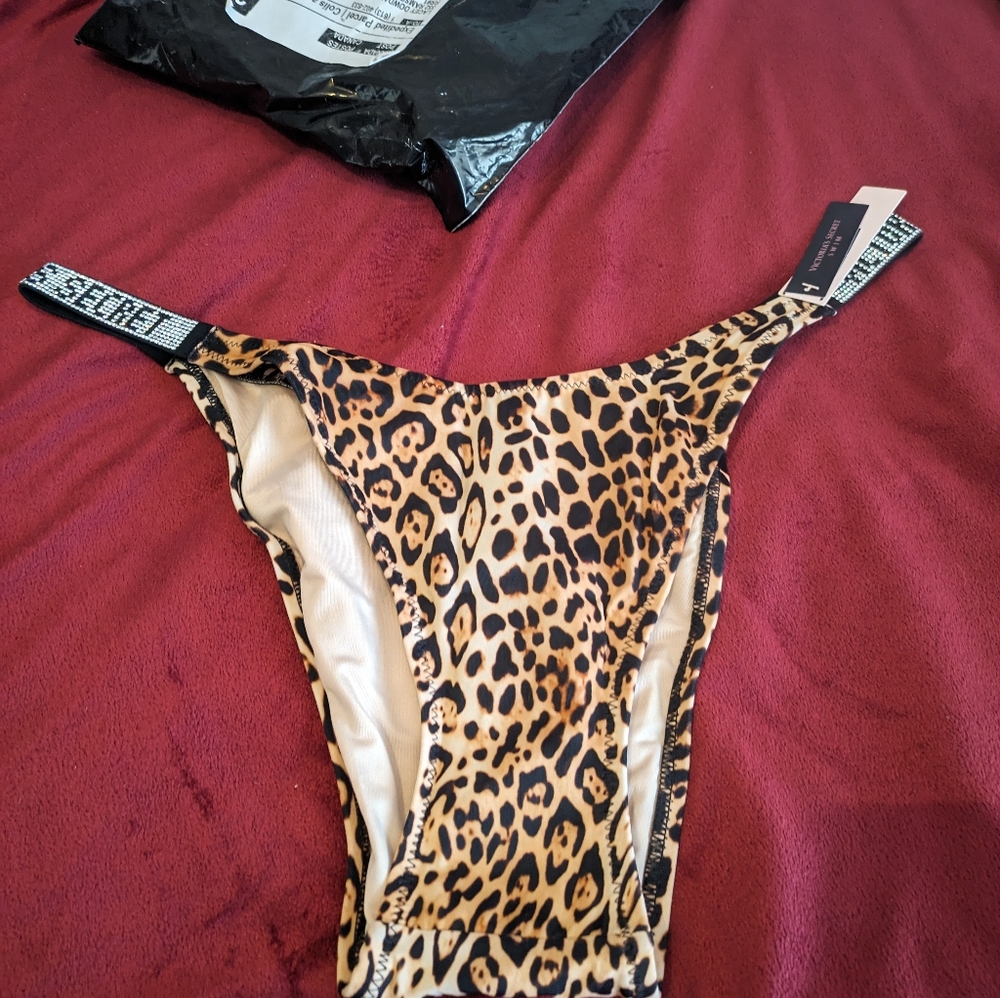 Leopard Swim Bottoms